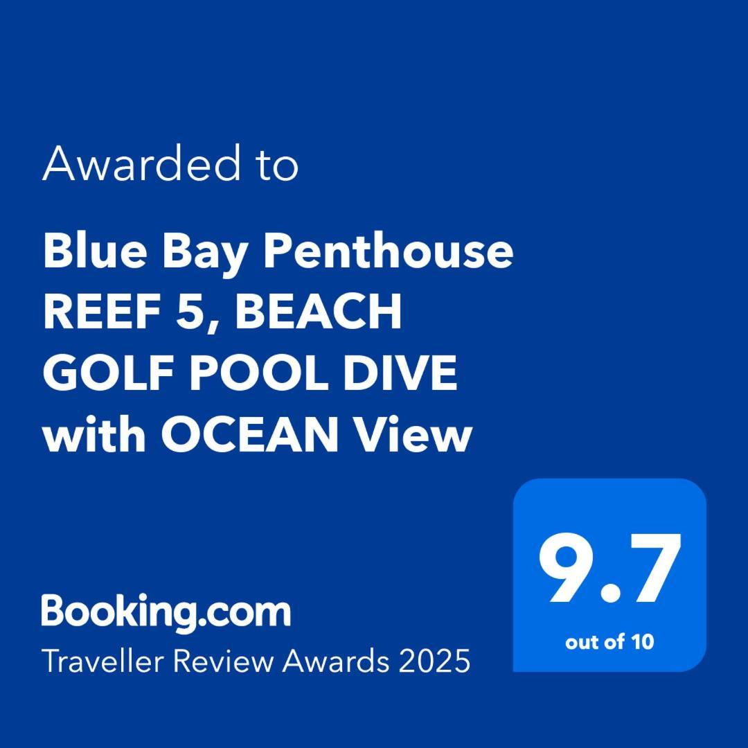 Dorp Sint Michiel Blue Bay Penthouse Reef 5, Beach Golf Pool Dive With Ocean View מראה חיצוני תמונה